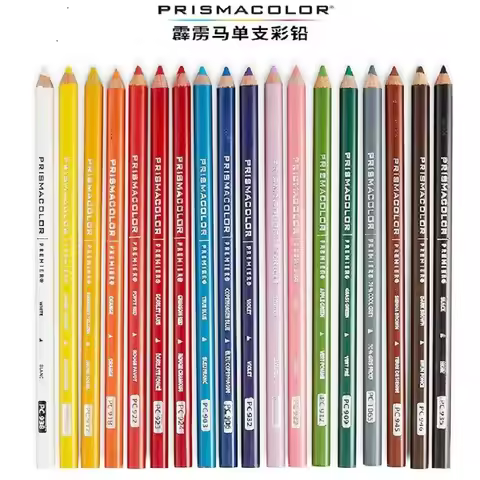 2pcs Prismacolor Premier Colored Pencil Soft Core Oily Colored Pencils Drawing Sketching Pencils Art