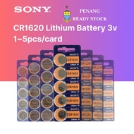 Sony CR1620 Original Lithium Watch Battery 3v DL1620 KCR1620 ECR1620 1620 电池 Bateri Wholesale price
