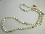 Kalung mutiara laut asli panjang 75cm