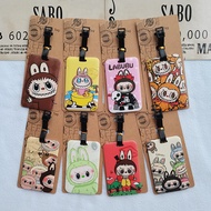 Cute cartoon labubu luggage tag, check-in tag, identification tag, luggage tag