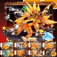 นารูโตะ S ระดับ Ninjutsu หก Naruto จิ้งจอกเก้าหางปีศาจ Suzuo Neng Kakashi ประกอบบล็อกของขวัญผู้ชาย