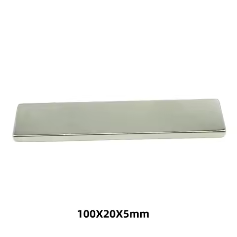 100x20x5 Rare Earth Magnets 100mmX20mmx5mm Strip Block Rectangular Magnets 100x20x5mm Permanent Neod
