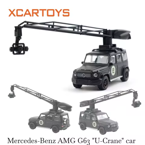 XCARTOYS 1/64 Mercedes-Benz Amg G63 Photography Jib Car Simulation Alloy Miniature Die-Cast Car Mode