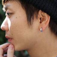 銀飾925 耳環 -Portion Pierce- (單個販售) 耳飾 純銀 圈形耳環 日本