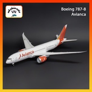 Boeing 787-8 Avianca Airplane Assembly Paper Model - MohinhgiayVN