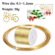 50g brass wire brass metal wire 0.1mm 0.2mm 0.3mm 0.4mm 0.5mm 0.6mm 0.7mm 0.8mm 1mm 1.2mm solid bras