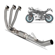 Motorcycle Exhaust Muffler Modify 675SRR Exhaust Escape Front Link Pipe 51MM Fit for CFMOTO 675SR 67