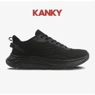 Kanky Yuga Ikebana - Sepatu Sneakers Casual Sport Sekolah All Black Wanita Dewasa