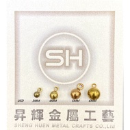 Copper Accessories-Various Sizes USD Round Water Drops (20 Pcs/Pack)