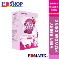 Edmark Products Very Berry 8 grams x 20 Sachets Instant Berry Powder Drink