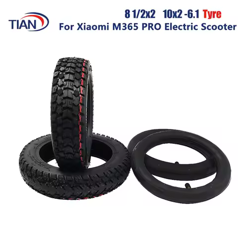 10 Inch 10x2-6.1 Tyre 8.5" 8 1/2x2 Off Road Tire For Xiaomi M365 PRO Electric Scooter 50/75-6.1 10*2