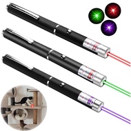 Laser Pointer Pen AAA Batteries Powerful Green Red Purple Light Beam Presentation Clicker Pointer Pr