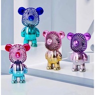 Kipas Angin Bearbrick Beruang Lucu Mini Fan Bearbrick USB Mini Fan