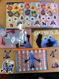 Sushiro Puppet SunSun 透明貼紙袋 SunSun 貼紙全套