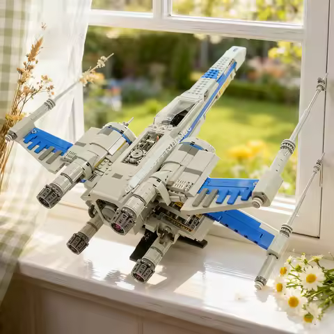 1950pcs MOC UCS Resistance T X Wing Star Battle UCSed Model Christmas Gift Building Blocks Assemble 