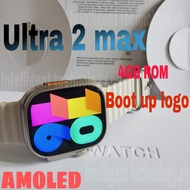 New Boot up logo AMOLED 49mm Ultra2 Max smartwatch men and women 4GB ROM music album smartwatch hear