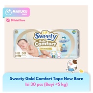 Sweety Gold Comfort Tape NB30 New Born / Popok / Pampers / Diapaers /