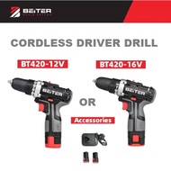 [NEW] BEITER CORDLESS DRIVER DRILL BT420-16V/12V