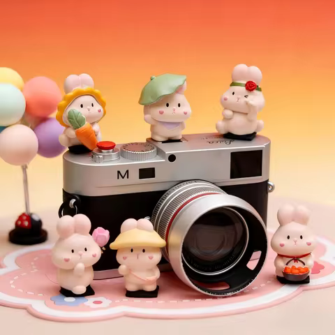 Lovely Kawaii Rabbit Camera Hot Shoe Cover for Fuji XT5 XT50 Leica Nikon Z30 ZF Snoy ZVE10 Canon R50