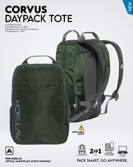 AVTECH - Tas Ransel Daypack Tote Laptop Harian Sekolah Kerja Travel Bag Lifestyle 20 Liter - CORVUS