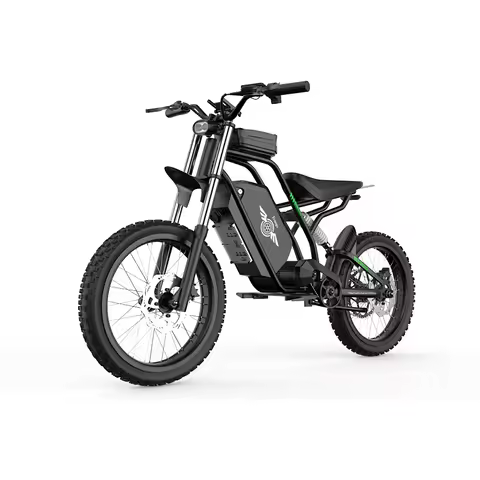 Freego N3 Electric Dirt Bike 3000W Pedal-Free Dual-Mode Ebike Mid-Drive Motor 60V/25Ah Max 40MPH Ful