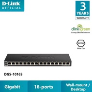 D-Link 16-Port Gigabit Desktop Switch DGS-1016S