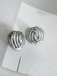 vintage jewelry  Monet  現代藝術風格 夾式耳環