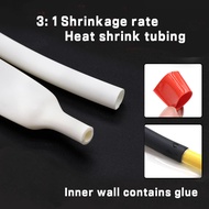 ((FX) White 3: 1 High Shrink Rate Heat Shrinkable Tube Inner Wall Glue Heat Shrinkable Tube Insulati