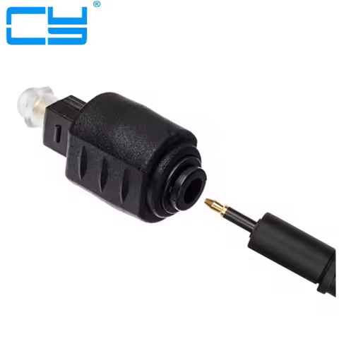 Optical Toslink Male to Mini 3.5mm Toslink Female Audio Adapter Connector Optical Fiber Adaptor