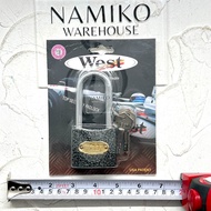 Gembok pintu pagar rumah hitam WEST 20 25 30 40 50 60 75 mm
