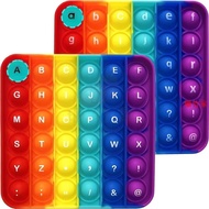 Shanzhu's Letter Pop Fidget It Toy (2 Pieces Pack), ABC Learning And Educational Uppercase Lowercase