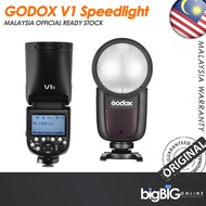 Onsmo V1 Round Head Flash (Godox V1-C Canon Mount) Malaysia Warranty READY STOCK