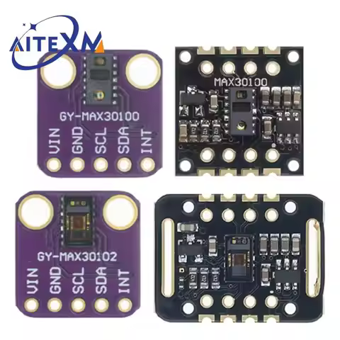 MAX30102 MAX30100 Heart Rate Sensor Module Puls Detection Blood Oxygen Concentration Test For Arduin