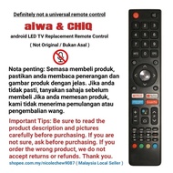 Compatible Chiq & aiwa & Hitec android LED TV Replacement Remote Control