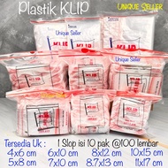 [10 packs] Plastic Clips 4x6 5x8 6x10 7x10 contents 1000 pcs Plastic Zipper/s 6x4 5x8 6x10 7x10 Plas