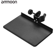 Universal Microphone Stand Clamp-on Tray Metal Material with Mounting Clamp