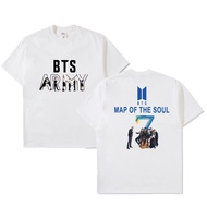 Bangtan ARMY OT7 Short Sleeve T-Shirt Map Of The Soul 7 free foto bangtan