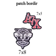 / PATCH EMBROIDERY / EMBLEM SEWING LOGO A7X/ LOGO BAND
