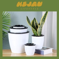 【RAYA PROMOSI】Self Watering Pot Automatic Water Pot Plastic Home Deco Gardening Tools