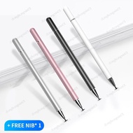 Touch Pen Tablet Screen Pen for Lenovo Tab P11 Pro P11 Plus M10 HD Gen 2nd M10 Plus 3rd 10.6 2nd 10.3 Xiaoxin Pad 2022Thin Gradient Stylus Pen Magnetic Cap Disc Stylus Built-in Tip