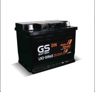 แบตเตอรี่ GS LN2-DIN65 65 แอมป์ ขั้วจม