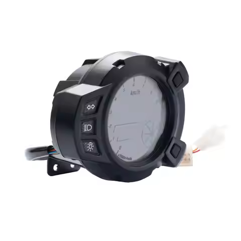 ABS Plastic Motorcycle Tachometer Odometer Large Screen Speedometer Digital Gauge for Yamaha BWS125 
