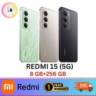 Xiaomi Redmi 15 5G l 6.9" FHD+ Display l 8+8GB Extended RAM + 256GB ROM l Snapdragon 6S Gen 3 l 7000