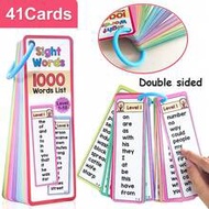 1000 Common Words Flashcards - Suitable For Children 5 Years Old And Above, 41 Flashcards Set, Appli