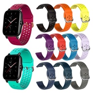 20mm Silicone Strap for Huami Amazfit GTS/GTS 2/GTS 2 mini/Bip/Bip S/Bip U/GTR 42mm/Pop/Haylou LS02/