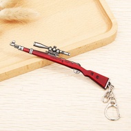 Jedi Survival Keychain Pendant Eating Chicken Game Peripheral Weapon Model Helmet Pan Gun Mold 98K A