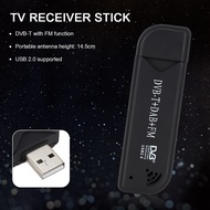 USB 2.0 Digital TV Stick DVB-T DAB FM Antenna Receiver Mini SDR Video Dongle for Household Television Playing Decoration TV Receivers