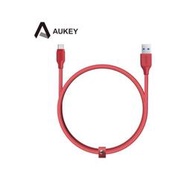 台灣總代理公司貨 AUKEY 編織尼龍USB 3.1 TYPE-C USB-A轉USB-C電纜 1.2米 CB-AC1