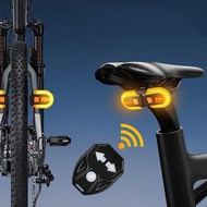 Bicycle Remote Control Tail Light Split Turn Signal USB Charging Cycling Light Detachable Bicycle Li