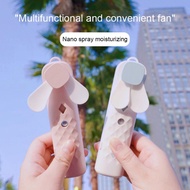 YULAM Home Outdoor Air Humidifier Air Cooler USB Humidifier Cooling Fan Handheld Fan Spray Mist Mini Fan